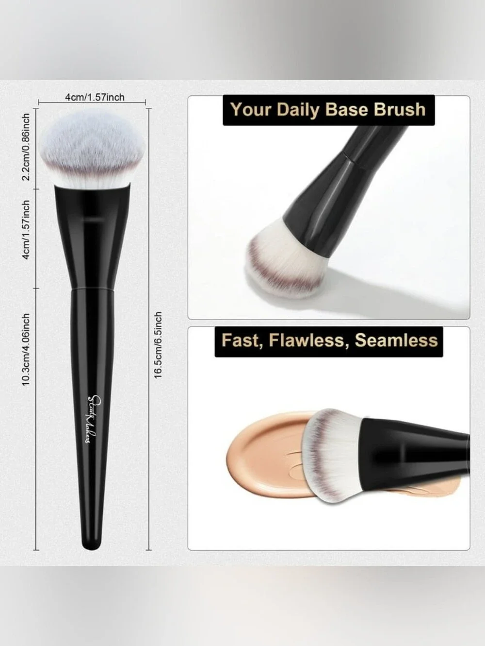 START MAKERS ✨ Contoured Foundation Brush